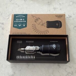 12-in-1 Screwdriver Set - Black